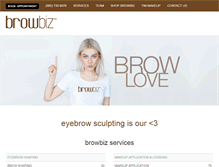 Tablet Screenshot of browbiz.com